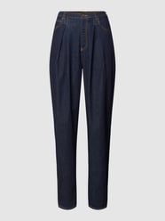 Balloon Fit Jeans mit Bundfalten von Emporio Armani Blau - 41