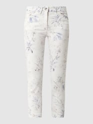 Caprihose aus Lyocellmischung Modell 'Twiggy' von Zerres Weiß - 16