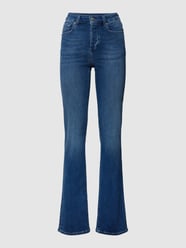 Jeans mit Label-Detail Modell 'AUTHENTIC' von Liu Jo White Blau - 6