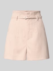 Korte broek met stoffen riem, model 'manu' van Gestuz Fuchsia - 32