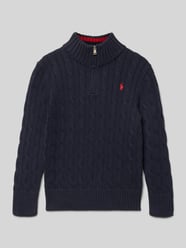 Strickpullover mit Label-Stitching von Polo Ralph Lauren Kids - 17