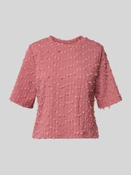 T-shirt met siergarnering van Jake*s Collection Fuchsia - 44