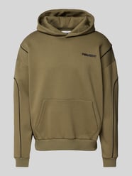 Hoodie mit Label-Print von REVIEW Grün - 31