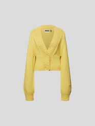 Cropped Strickjacke von ROTATE BIRGER CHRISTENSEN Gelb - 10