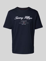 T-shirt z wyhaftowanym logo od Tommy Hilfiger - 9