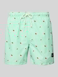 Regular Fit Badeshorts mit Label-Patch Modell 'STMAUI' von Jack & Jones - 48