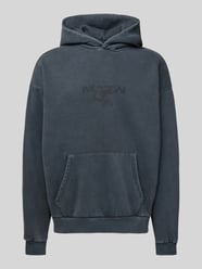 Hoodie mit Label-Print von Review X MATW Grau - 38