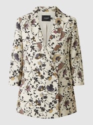 Blazer met bloemenmotief, model 'Shirley' van Soaked in Luxury Wit - 39