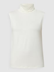 Top met col, model 'Hanadi' van Soaked in Luxury Wit - 46