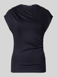 T-shirt van viscose met ronde hals van COMMA - 9