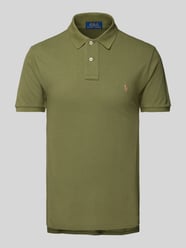 Koszulka polo o kroju slim fit z wyhaftowanym logo od Polo Ralph Lauren Zielony - 38