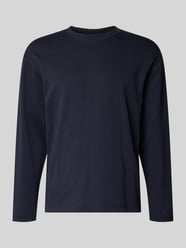 Loose fit shirt met lange mouwen van katoenmix, model 'LOOSEOSCAR' van SELECTED HOMME - 5