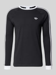 Bluzka z długim rękawem z prążkowanymi wykończeniami od adidas Originals - 30