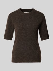 T-Shirt in Melange-Optik  Modell 'Tammie' von My Essential Wardrobe Braun - 23