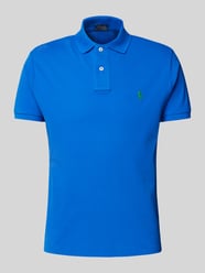 Poloshirt mit Label-Stitching von Polo Ralph Lauren Blau - 39