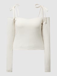Off shoulder-shirt van PAMELA X NA-KD REBORN met stretch  van NA-KD Wit - 47