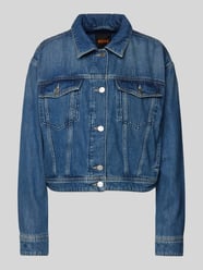 Jeansjacke mit Umlegekragen von BOSS Orange Blau - 38