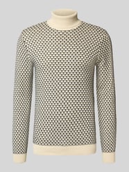Sweter z dzianiny z golfem od Blend - 48