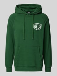 Hoodie mit Label-Print Modell 'Venice Address' von DEUS EX MACHINA Grün - 22