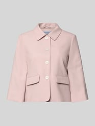 Regular Fit Blazer aus Viskose-Mix mit Pattentaschen von MORE & MORE Pink - 38