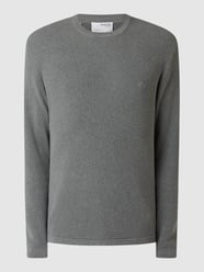 Pullover aus Bio-Baumwolle Modell 'Rocks' von Selected Homme Silber - 48