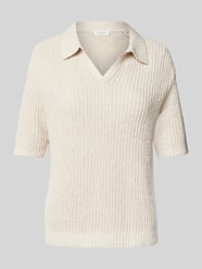 Strickshirt mit V-Ausschnitt von Christian Berg Woman - 14