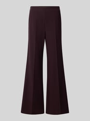 Flared Fit Hose mit Viskose-Anteil von windsor. Bordeaux - 2