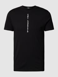 T-Shirt mit Label-Print von Karl Lagerfeld Grau / Schwarz - 37