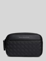Kulturbeutel/ Kosmetiktasche mit Logo-Schriftzug Modell 'MODERN MONOGRAM WASHBAG' von Tommy Hilfiger - 4