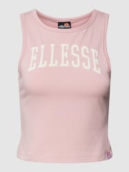 Cropped Tanktop mit Label-Print Modell 'FLISS' von Ellesse Rosa - 35