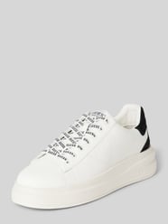Sneaker aus Leder-Mix Modell 'ELBINA' von Guess Weiß - 37