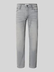 Jeansy o kroju straight fit z dodatkiem streczu model 'MIKE' od JACK & JONES - 11