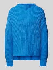 Strickpullover mit Turtleneck Modell 'SELMA' von Selected Femme Blau - 3