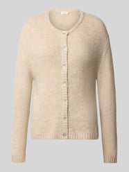 Regular fit gebreid jack van alpaca van s.Oliver RED LABEL Beige - 3