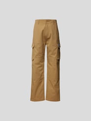 Cargohose mit Label-Patch Modell 'Barcode Workwear' von VTMNTS Beige - 16