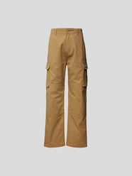 Cargohose mit Label-Patch Modell 'Barcode Workwear' von VTMNTS Beige - 17