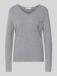 Gebreide pullover van viscosemix met V-hals van Christian Berg Woman - 7
