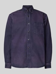 Regular Fit Jeanshemdjacke mit Button-Down-Kragen Modell 'Lambey' von BOSS Orange - 47