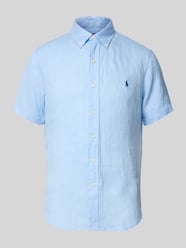 Custom fit linnen overhemd met button-downkraag van Polo Ralph Lauren - 41