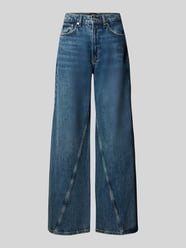 High waist jeans met opvallende deelingsnaden van Anine Bing - 12