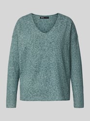 Sweter o kroju regular fit z dekoltem w serek model ‘RICA LIFE’ od Only - 9