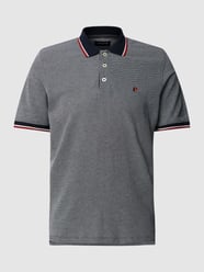 Koszulka polo z paskami w kontrastowym kolorze model ‘BLUWIN’ od Jack & Jones Premium Niebieski - 6