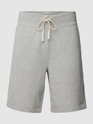 Sweatshorts met logostitching van Polo Ralph Lauren Grijs - 9