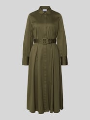 Midikleid mit Umlegekragen von COMMA - 25