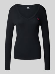 Longsleeve mit Label-Stitching und V-Ausschnitt von Levi's® - 10