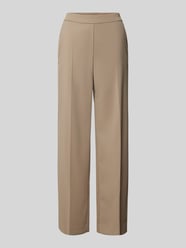 Relaxed fit stoffen broek met elastische band van Marc Cain Groen - 32