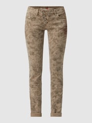 Slim Fit Jeans mit Stretch-Anteil Modell 'Malibu' von Buena Vista Beige - 40