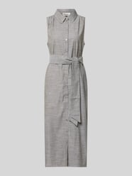 Overhemdjurk met strikceintuur model 'Skye Sunna' van My Essential Wardrobe - 33