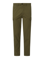 Slim Tapered Fit Cagohose mit Stretch-Anteil    von SELECTED HOMME Grün - 18