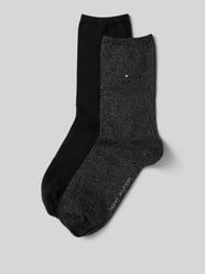 Socken mit Label-Detail im 2er-Pack von Tommy Hilfiger Schwarz - 18